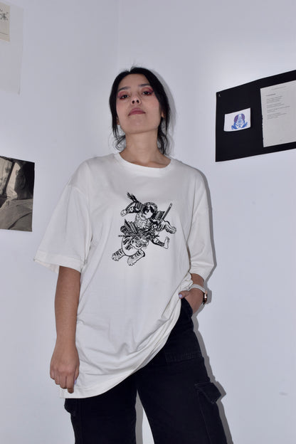 Camiseta Samurai sobre Tora